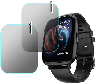 MOKPLZ Screen Guard for HAMMER FIT PLUS SMARTWATCH(Pack of 2)