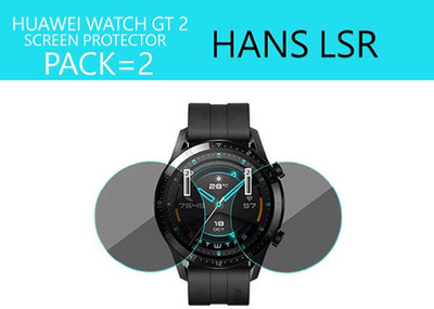 HANS LSR Screen Guard for HUAWEI WATCH GT 2(Pack of 2)