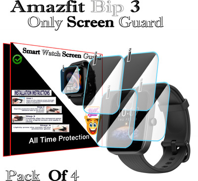 HIDEOUS Screen Guard for Amazfit Bip 3(Pack of 2)