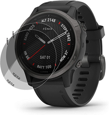 XAZE Screen Guard for Garmin Fenix 6S Smartwatch(Pack of 2)