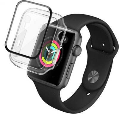 KAZUKI Screen Guard for Apple Watch Series 3 & 2 & 1 38mm PC Protective Case (Clear)(Pack of 1)