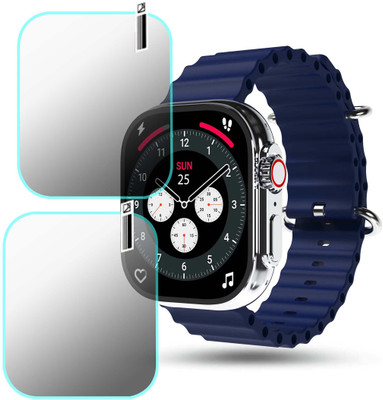 MOKPLZ Screen Guard for PEBBLE CREST 2.02 SMARTWATCH(Pack of 2)