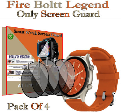 HIDEOUS Screen Guard for Fire Boltt Legend(Pack of 4)