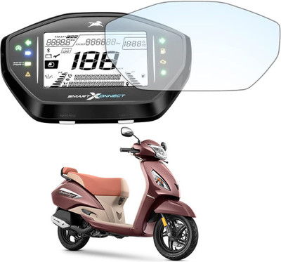 KMPERED Screen Guard for TVS Jupiter ZX Smart Xonnect, TVS Ntorq Race Edition 125 (Matte)(Pack of 1)