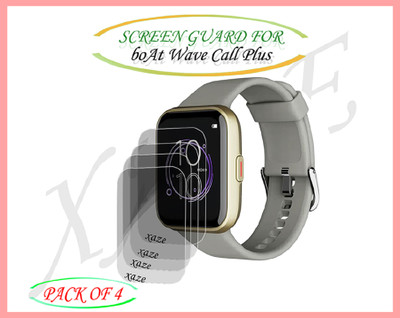 XAZE Screen Guard for boAt Wave Call Plus Smartwatch(Pack of 4)