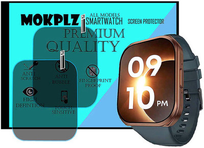 MOKPLZ Screen Guard for FASTRACK REVOLTT FS1 PLUS SMARTWATCH(Pack of 2)
