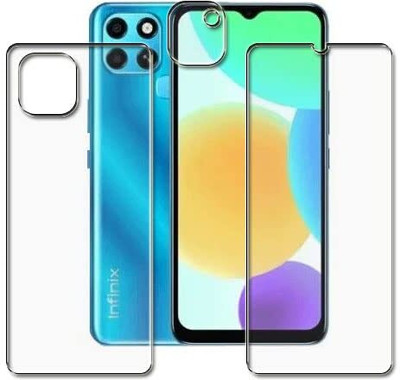 APTIVOS Front and Back Screen Guard for Infinix Smart 6 With Camera Lens Protector guard(Pack of 1)