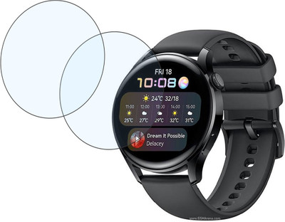 DVMART Screen Guard for (PO2) HUAWEI Watch 3(Pack of 2)