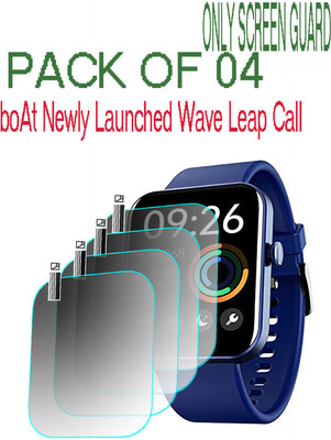 HIDEOUS Screen Guard for boAt Wave Leap Call(Pack of 4)