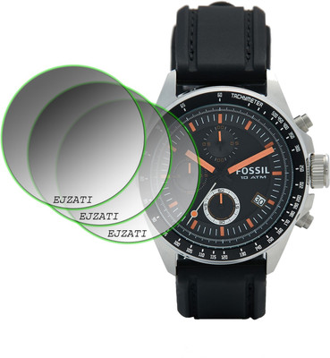 EJZATI Screen Guard for FOSSIL CH2647 DECKER ANALOG WATCH(Pack of 3)