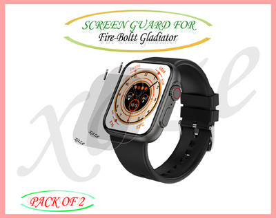 XAZE Screen Guard for Fire-Boltt Gladiator Smartwatch(Pack of 2)