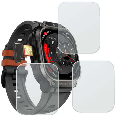 MOKPLZ Screen Guard for FIRE BOLTT CLICKK SMARTWATCH(Pack of 3)