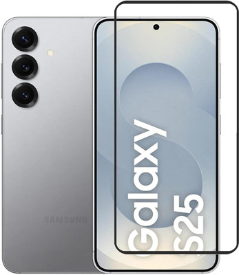 EITANSHA CREATION Edge To Edge Tempered Glass for Samsung Galaxy S25 5G, Samsung Galaxy S25(Pack of 1)