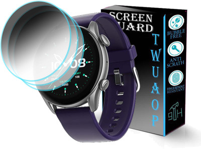 TWUAOP Screen Guard for BOAT LUNAR SPACE SMARTWATCH(Pack of 3)