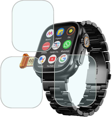 MOKPLZ Screen Guard for FIRE BOLTT ORACLE SMARTWATCH(Pack of 3)