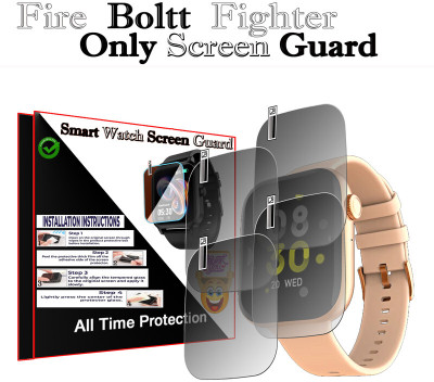 HIDEOUS Screen Guard for Fire Boltt Fighter(Pack of 4)