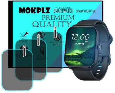 MOKPLZ Screen Guard for FASTRACK LIMITLESS FS1 SMARTWATCH(Pack of 3)