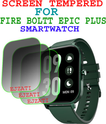 EJZATI Screen Guard for FIRE BOLTT EPIC PLUS SMARTWATCH(Pack of 3)