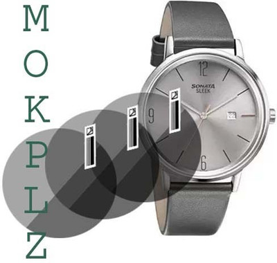 MOKPLZ Screen Guard for SONATA SLEEK ANALOG GREY DIAL(Pack of 3)