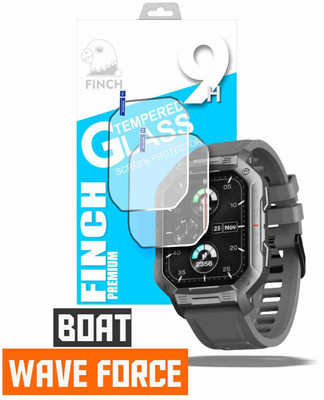 FINCH Screen Guard for BOAT WAVE FORCE SMART WATCH(Pack of 2)