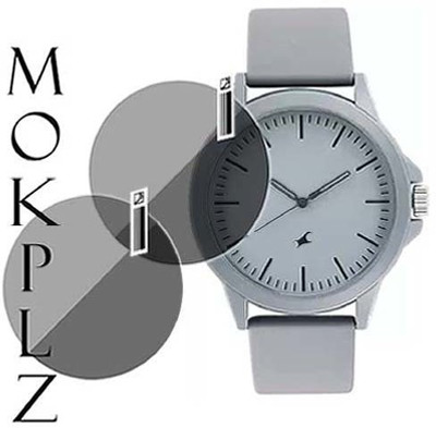 MOKPLZ Screen Guard for FASTRACK 38024PP24 ANALOG GREY DIAL WATCH(Pack of 2)