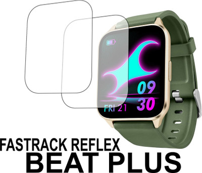 TWUAOP Screen Guard for FASTRACK REFLEX BEAT PLUS(Pack of 2)