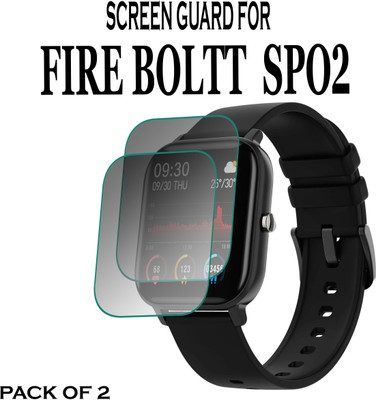 hirdesh Screen Guard for FIRE BOLLT SPO2.(Pack of 2)
