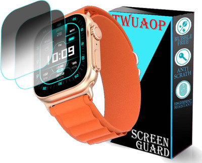 TWUAOP Screen Guard for FIRE BOLTT GLADIATOR PLUS SMARTWATCH(Pack of 2)