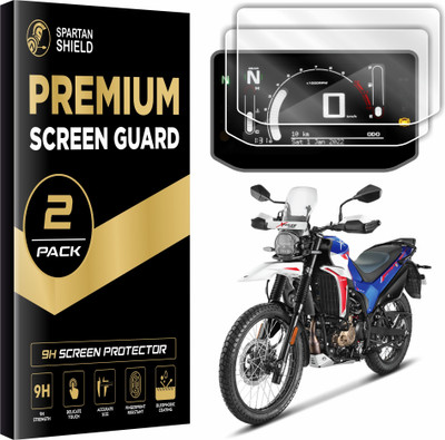 spartan shield Screen Guard for HERO XPULSE 210 - Top Model 2025 | TFT Digital Display Speedometer Protector || Water Resistant || Xpulse210 Bike 9H Instrument Cluster Accessory [Not Tempered Glass](Pack of 2)