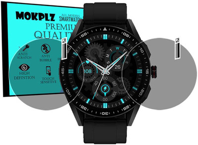 MOKPLZ Screen Guard for FIRE BOLTT INVINCIBLE PLUS SMARTWATCH(Pack of 2)