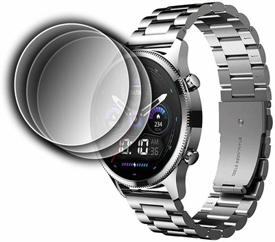 DOUMOF Impossible Screen Guard for NoiseFit Halo Plus SMARTWATCH(Pack of 3)