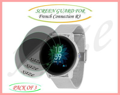 XAZE Screen Guard for French Connection R3 Smartwatch(Pack of 2)