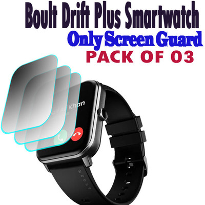 daffin Screen Guard for Boult Drift+(Pack of 3)