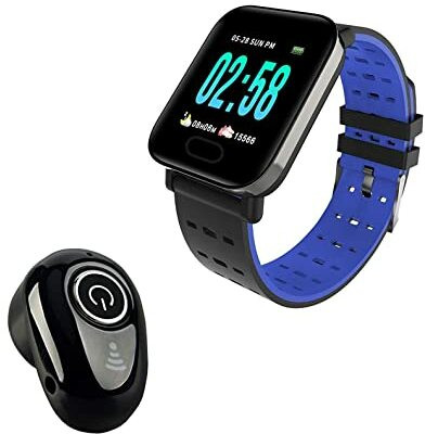 RAGHAV Screen Guard for Texton IP67 Waterproof Smartwatch A6 Heart Rate Blood Pressure Pedometer with Bluetooth Earbuds(Pack of 1)