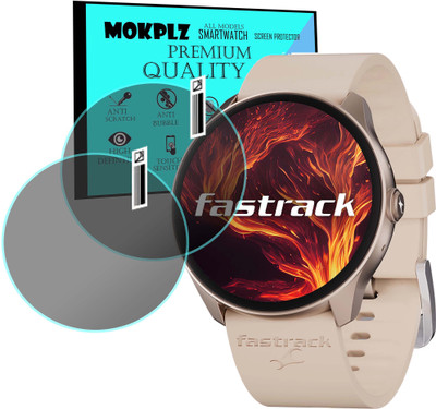 MOKPLZ Screen Guard for FASTRACK FR1 PRO SMARTWATCH(Pack of 2)