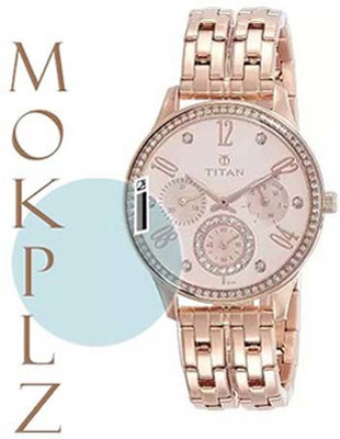 MOKPLZ Screen Guard for TITAN ANALOG ROSE GOLD DIAL WOMEN WATCH(Pack of 1)