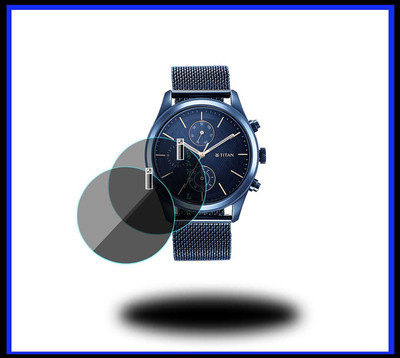 HANS LSR Screen Guard for TITAN ANALOG BLUE DIAL(Pack of 2)