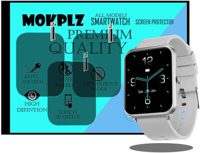 MOKPLZ Screen Guard for FIRE BOLTT NINJA CALL PRO MAX SMARTWATCH(Pack of 3)