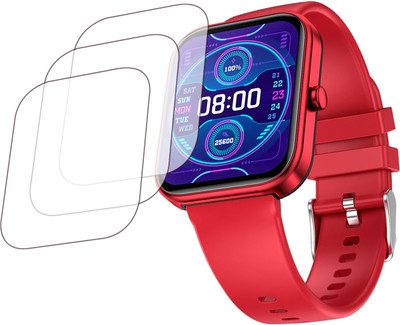 ejzatex Screen Guard for Fire-Boltt Wonder Smartwatch screen guard(Pack of 3)