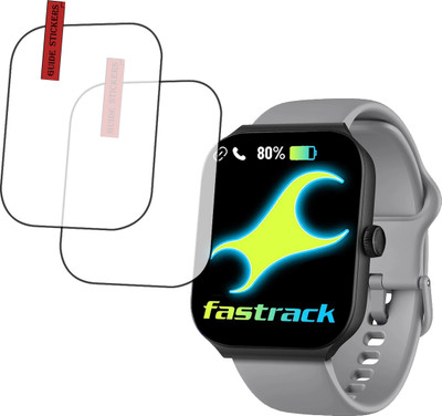 EJZATI Edge To Edge Screen Guard for FASTRACK REVOLTT FS1 MAX SMARTWATCH, SCREEN GUARD(Pack of 2)