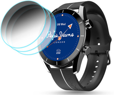 TWUAOP Screen Guard for PEBBLE X PEPE SMARTWATCH(Pack of 3)