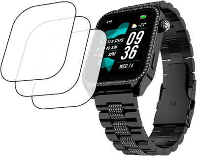TWUAOP Screen Guard for FASTRACK OPTIMUS SMARTWATCH(Pack of 2)