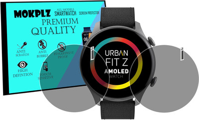 MOKPLZ Screen Guard for URBAN FIT Z SMARTWATCH(Pack of 2)