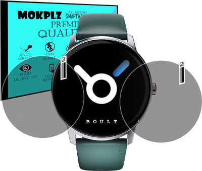 MOKPLZ Screen Guard for BOULT COSMIC R SMARTWATCH(Pack of 2)