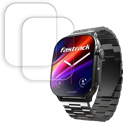 SOMTONE Screen Guard for Fastrack Astor FS2 Pro 1.96 inch Smartwatch Screen Protector | Anti-Scratch | Edge to Edge Full Coverage | 9H Hardness | Screen Guard for Smartwatch(Pack of 2)
