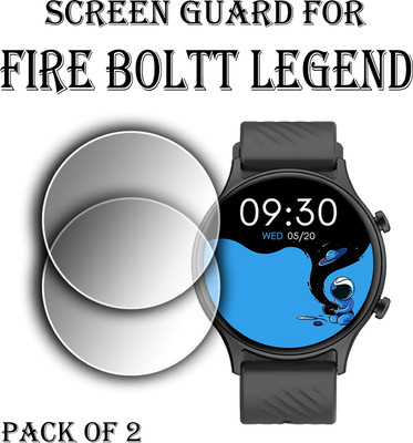 EJZATI Edge To Edge Screen Guard for FIRE BOLTT LEGEND SMARTWATCH(Pack of 2)