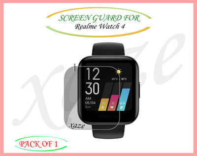 XAZE Screen Guard for Realme Watch 4 Smartwatch(Pack of 1)