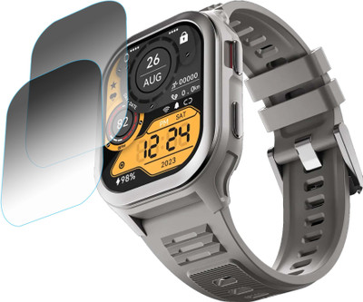 siglaciz Screen Guard for FIRE-BOLTT 4G PRO SMARTWATCH(Pack of 2)