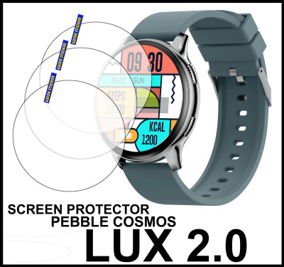 TWUAOP Screen Guard for PEBBLE COSMOS LUX 2.0(Pack of 3)