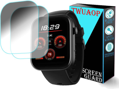TWUAOP Screen Guard for BOAT WAVE CALL 2 SMARTWATCH(Pack of 2)